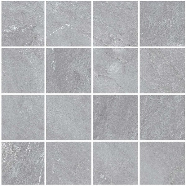 Apollo Tile Splendor 11.81inx11.81in Matte Gray Porcelain Mosaic Wall and Floor Tile 10.65 sqft/case, 11PK IMP88GREMOSA - main